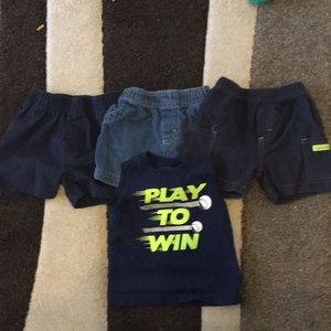 Bundle of 3 pairs of boy shorts and tank